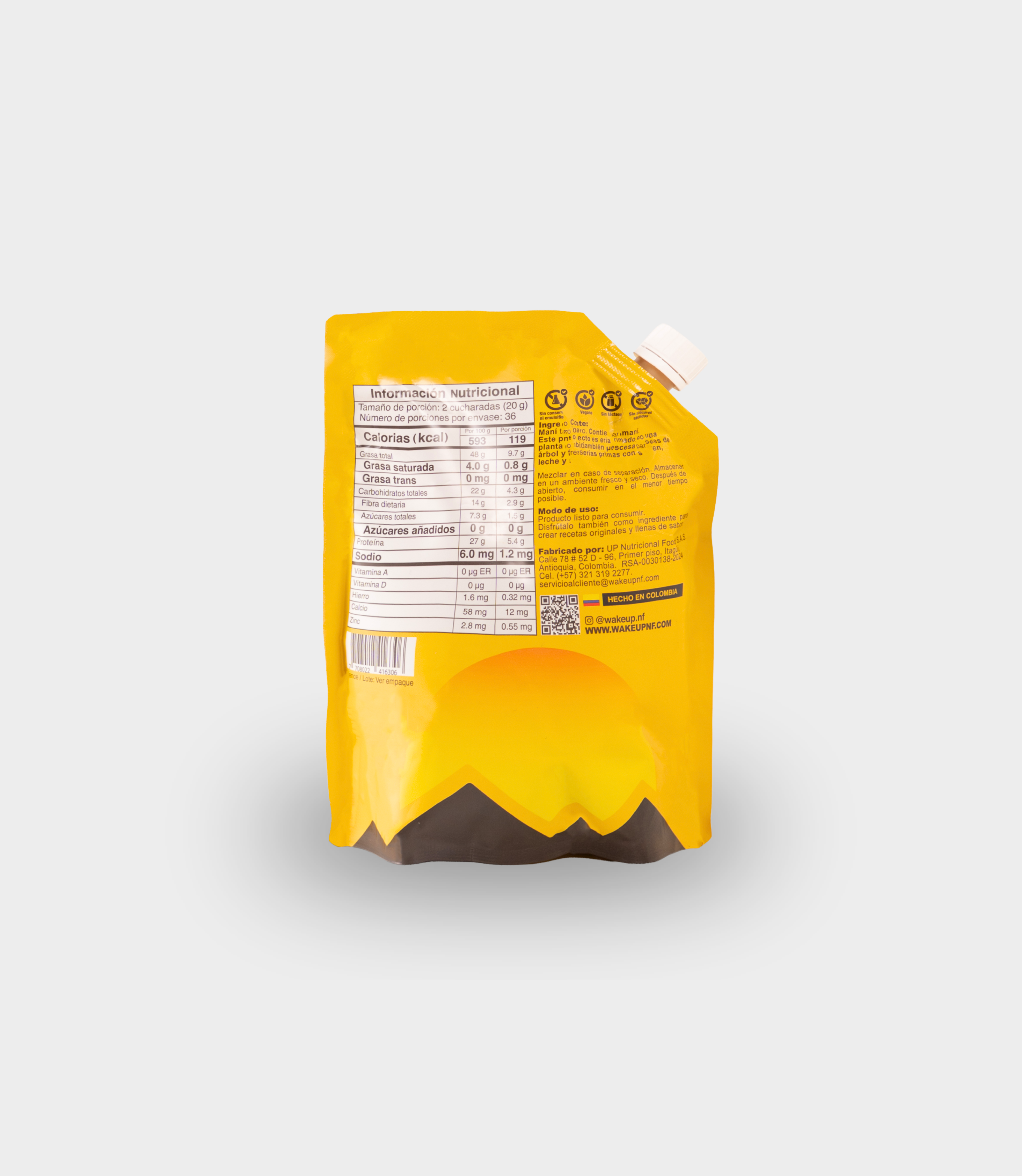 CREMA DE MANI NATURAL 720g