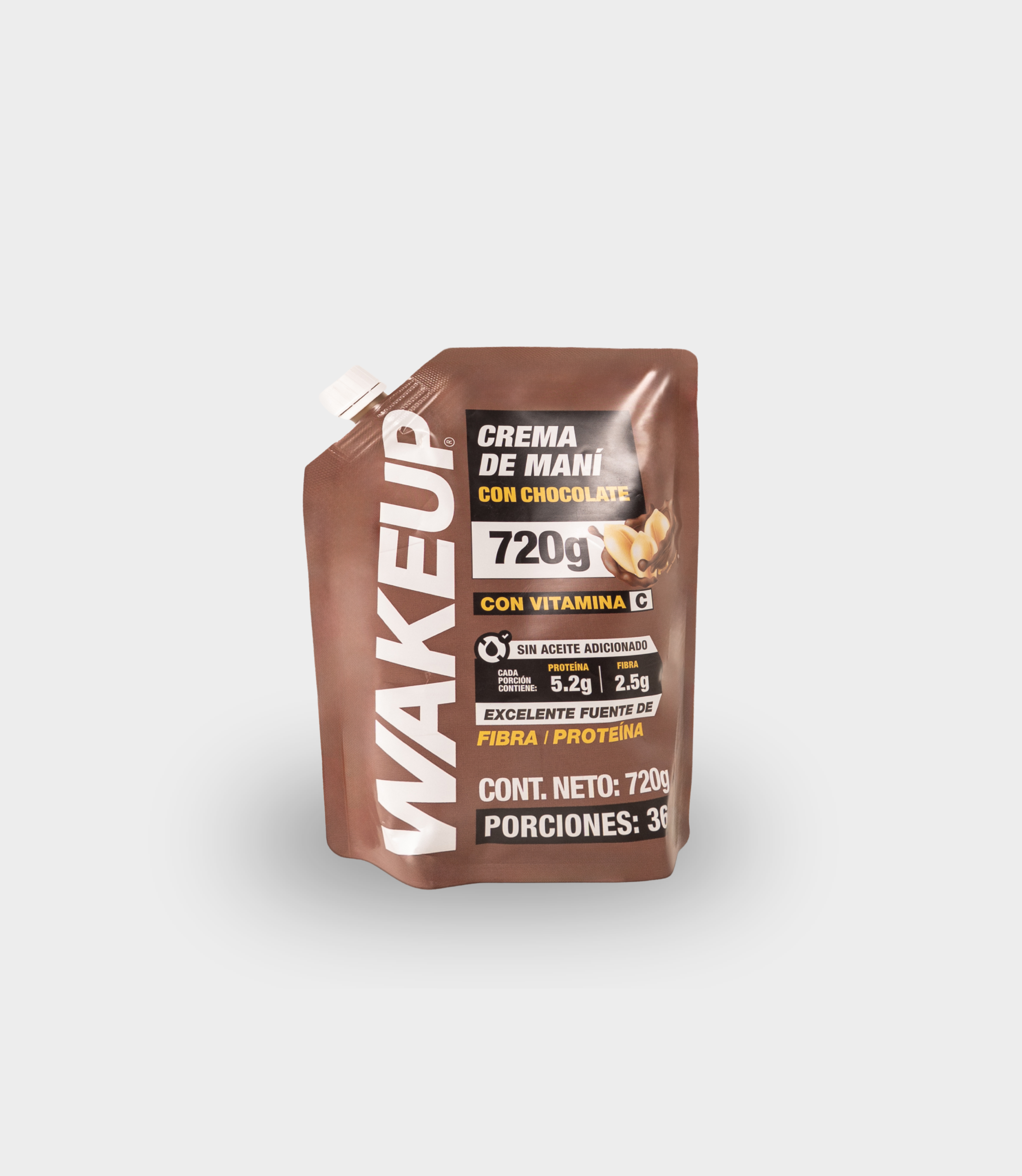 CREMA DE MANI CON CHOCOLATE 720g