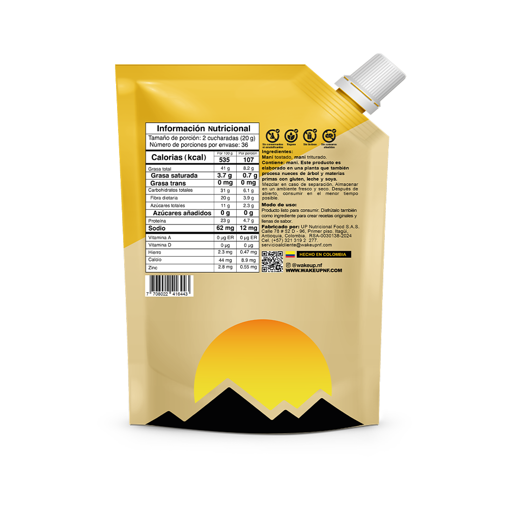 CREMA DE MANI CRUNCHY 720g