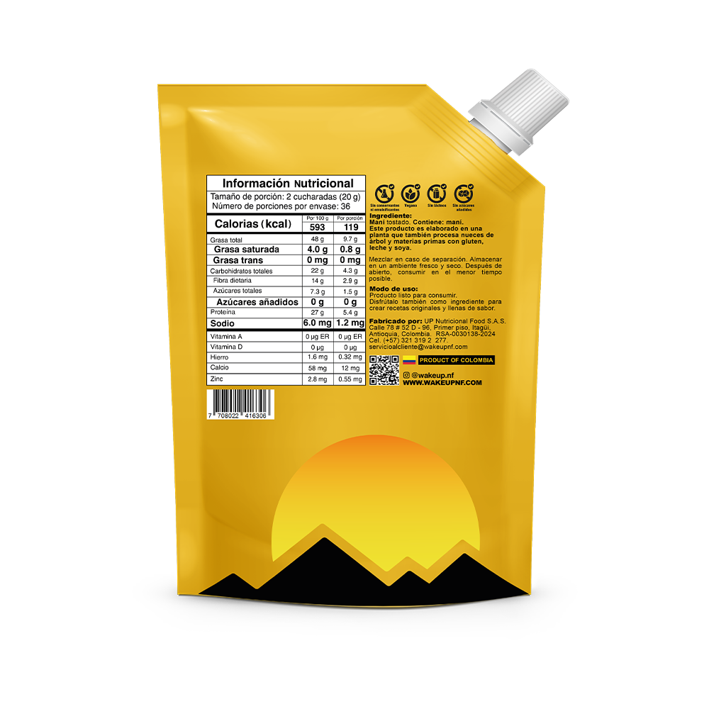 CREMA DE MANI NATURAL 720g