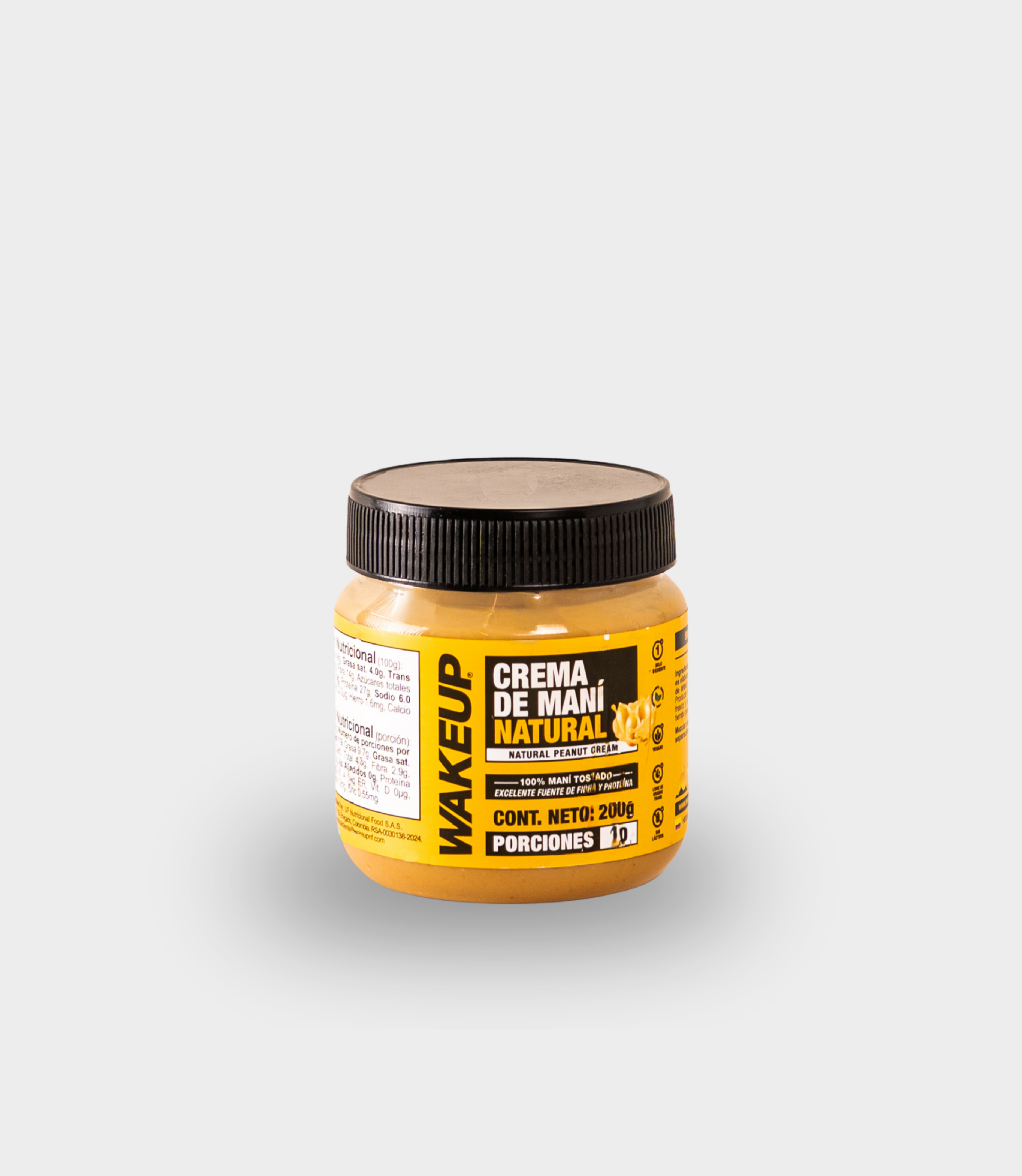 CREMA DE MANI NATURAL 200G
