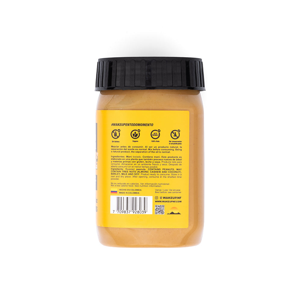 CREMA DE MANÍ NATURAL 360g