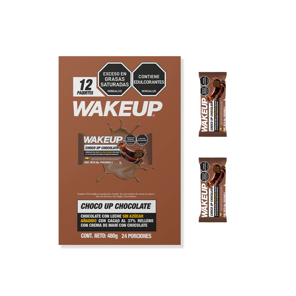 CHOCO UP CHOCOLATE - CAJA x 12 UND