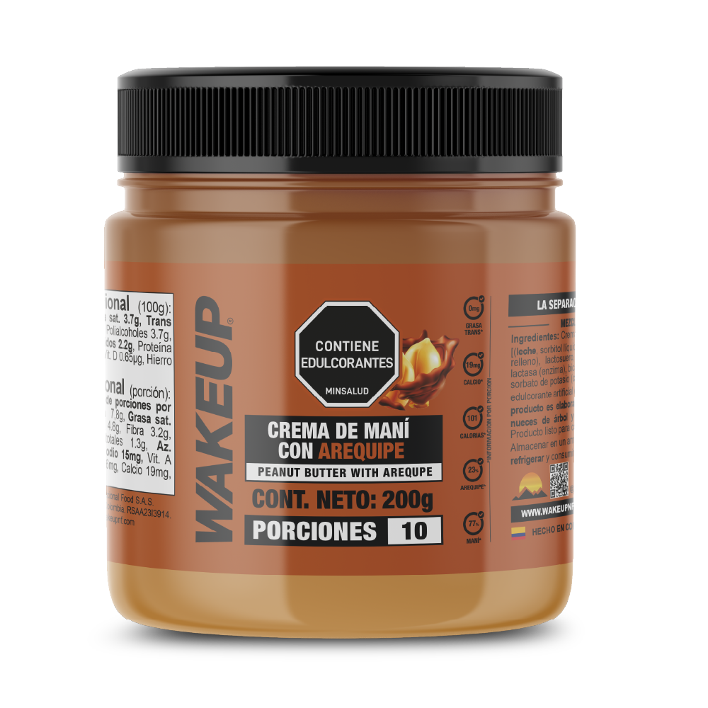 CREMA DE MANI CON AREQUIPE 200G