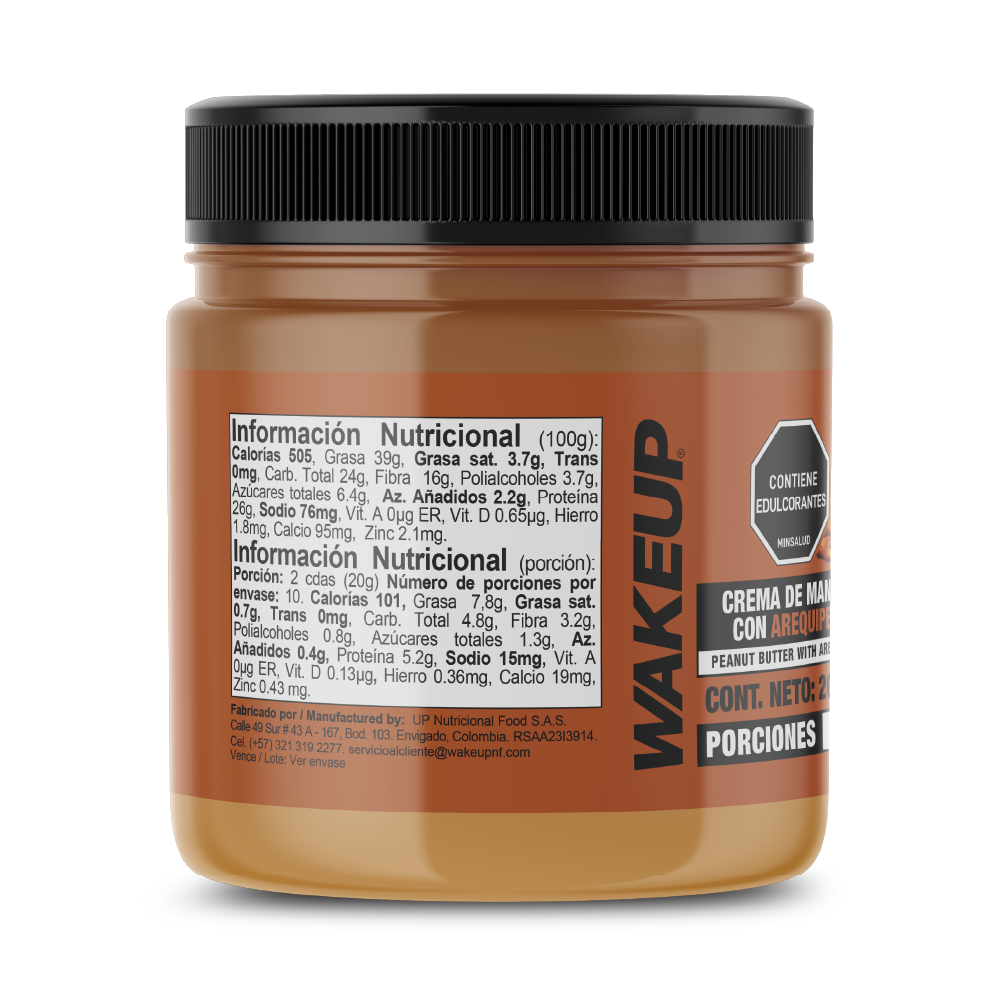 CREMA DE MANI CON AREQUIPE 200G