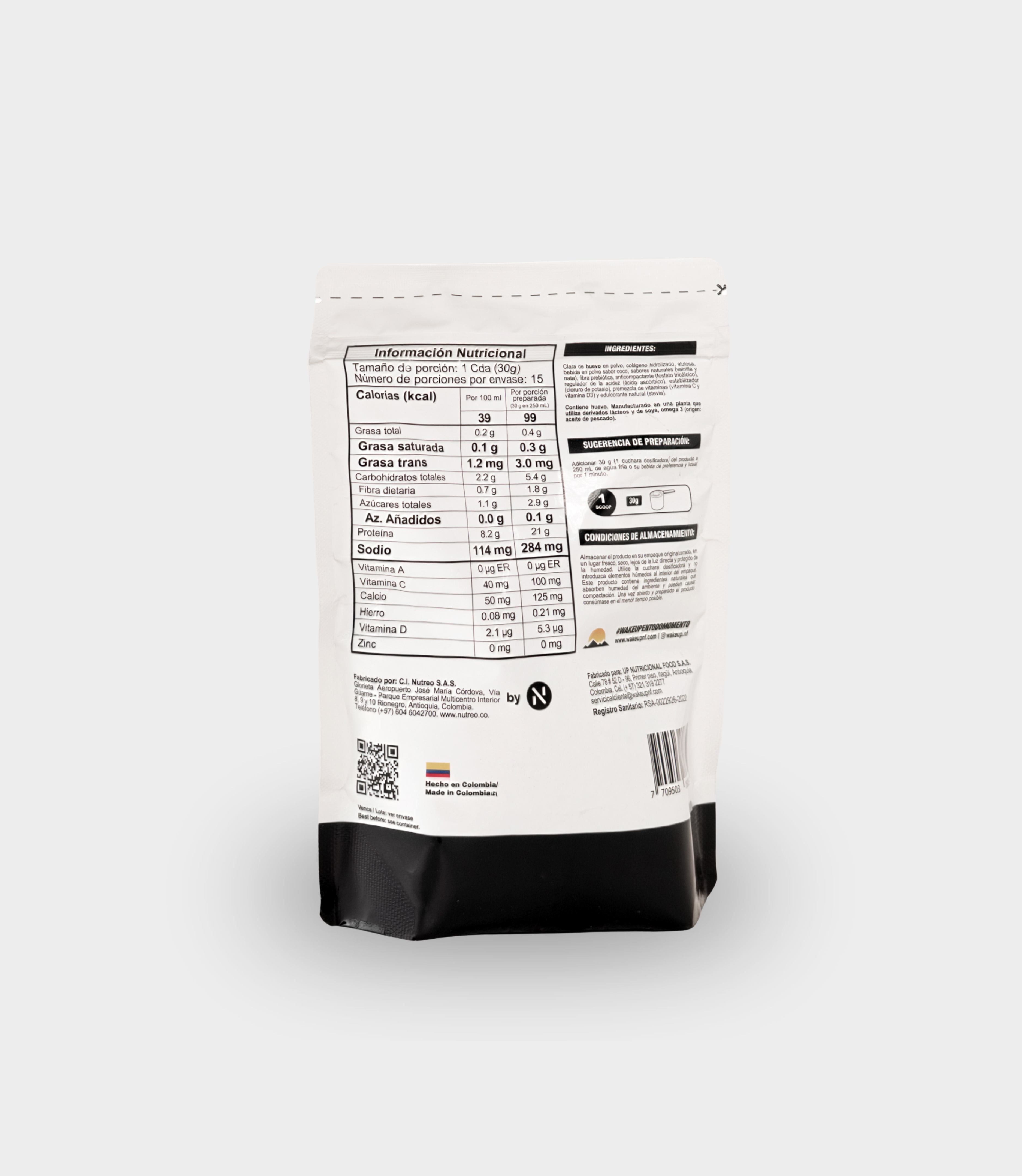 EGG WHITE PROTEIN VAINILLA 450g