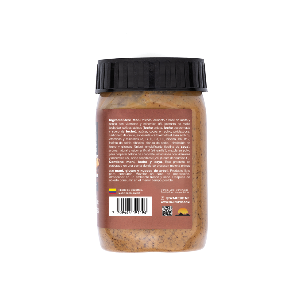 CREMA DE MANÍ CON CHOCOLATE 360g