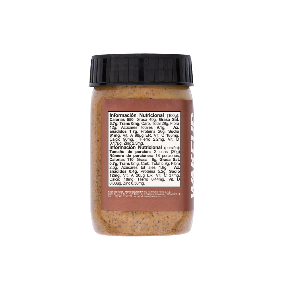 CREMA DE MANÍ CON CHOCOLATE 360g