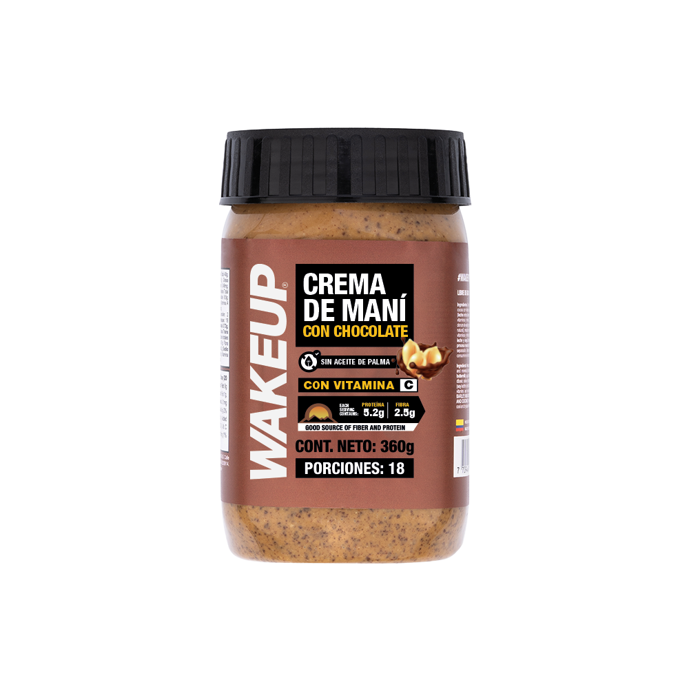CREMA DE MANÍ CON CHOCOLATE 360g