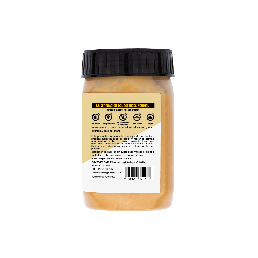 CREMA DE MANÍ CRUNCHY 360g