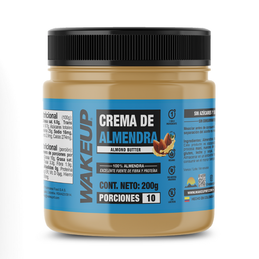 CREMA DE ALMENDRAS 200g