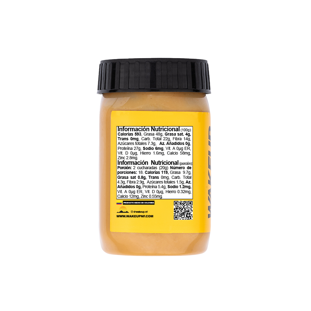 CREMA DE MANÍ NATURAL 360g