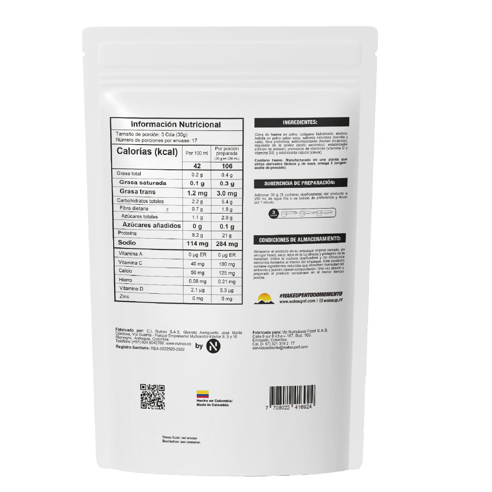 EGG WHITE PROTEIN VAINILLA 510g