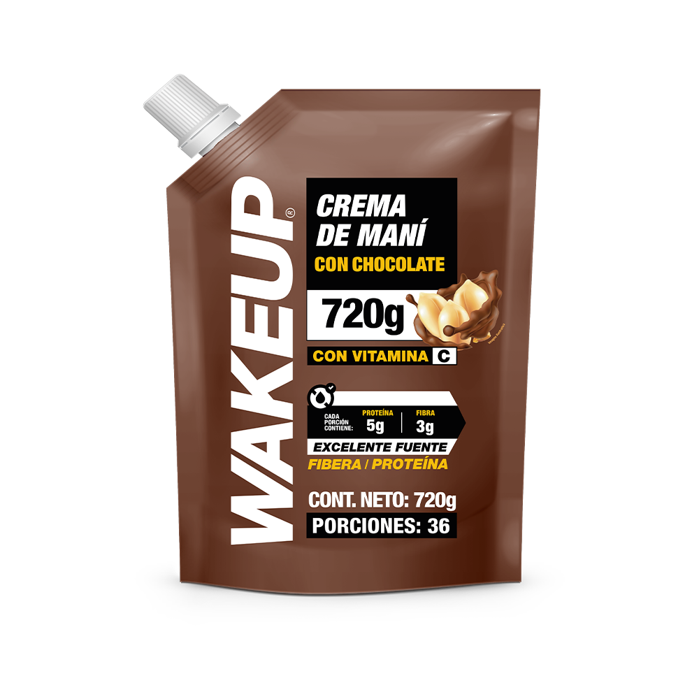 CREMA DE MANI CON CHOCOLATE 720g