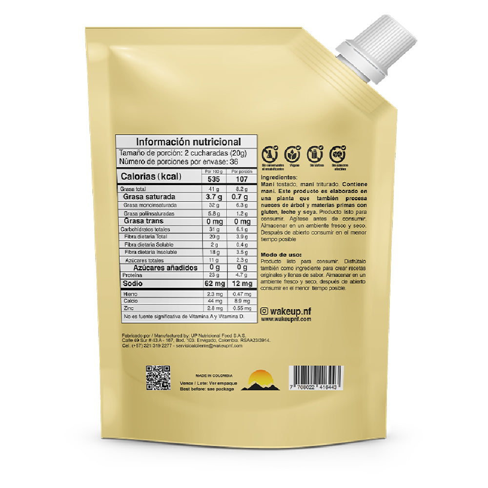 CREMA DE MANI CRUNCHY 720g