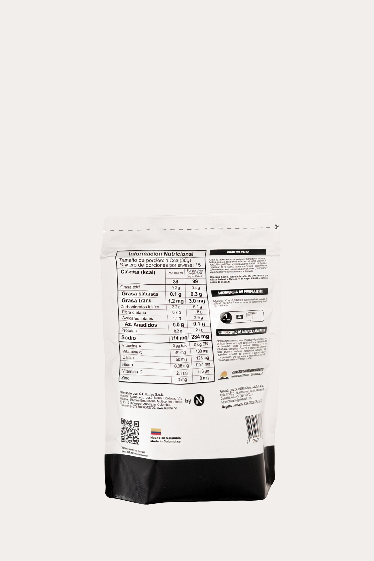 EGG WHITE PROTEIN VAINILLA 450g