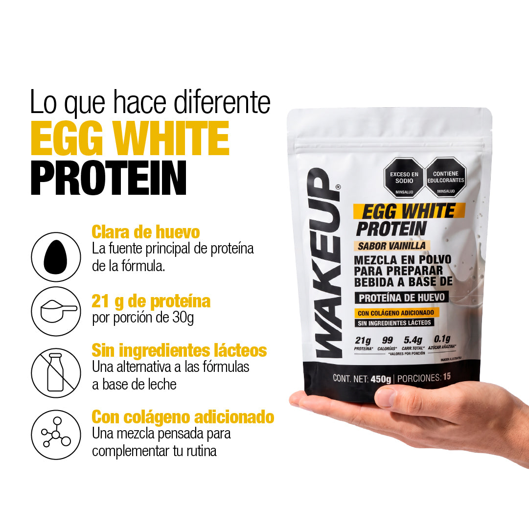 EGG WHITE PROTEIN VAINILLA 450g