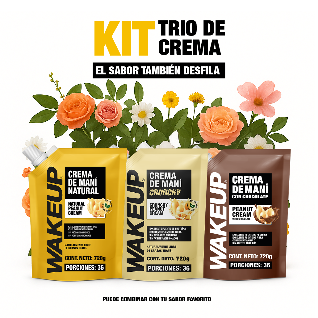 KIT TRÍO DE CREMAS WAKEUP
