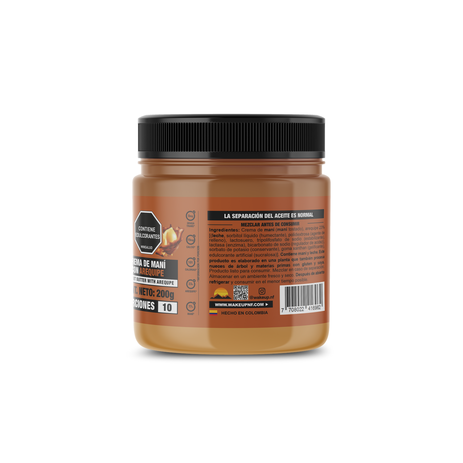 CREMA DE MANI CON AREQUIPE 200G
