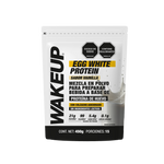 Empaque frontal Egg White Protein Vainilla WAKEUP 450g