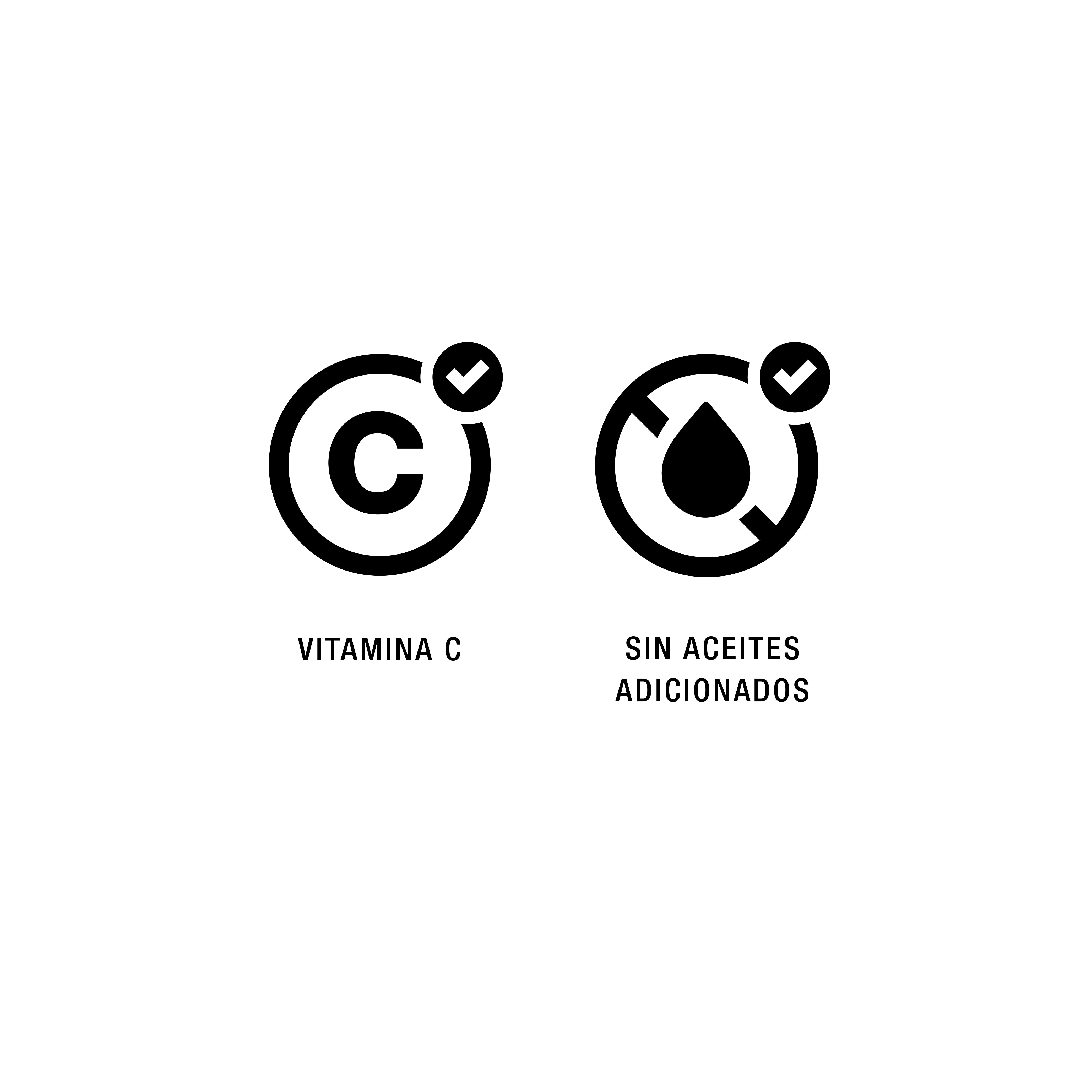 Iconos de beneficios: vitaminas y proteína en Choco One Pack WAKEUP